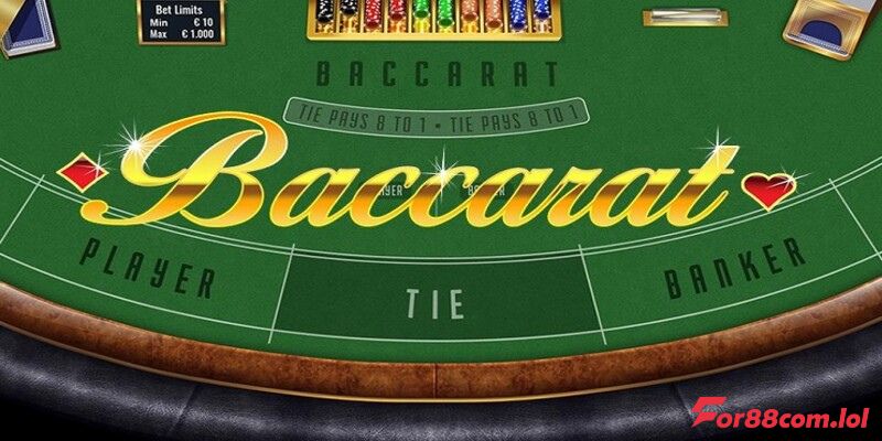 Baccarat luôn chiếm trọn cảm tình của người chơi tại live casino FOR88